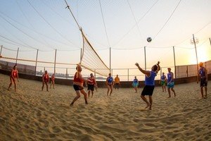 Спортивная площадка на пляже санатория — фото 6